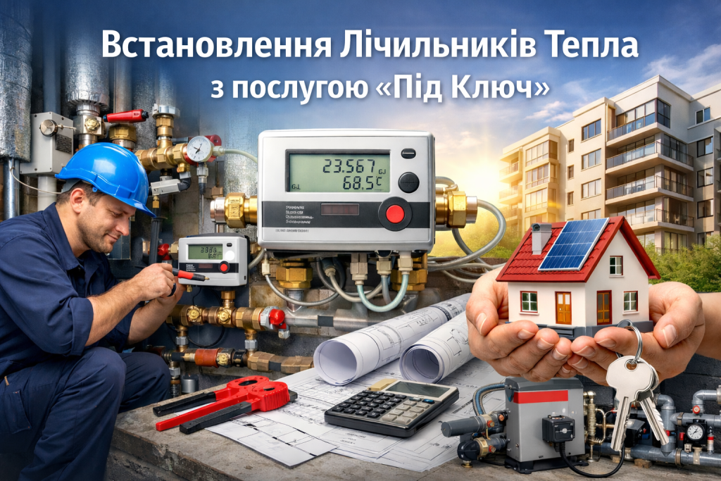 Счетчики тепла Киев Встановлення Лічильників Тепла з послугою Під Ключ київ